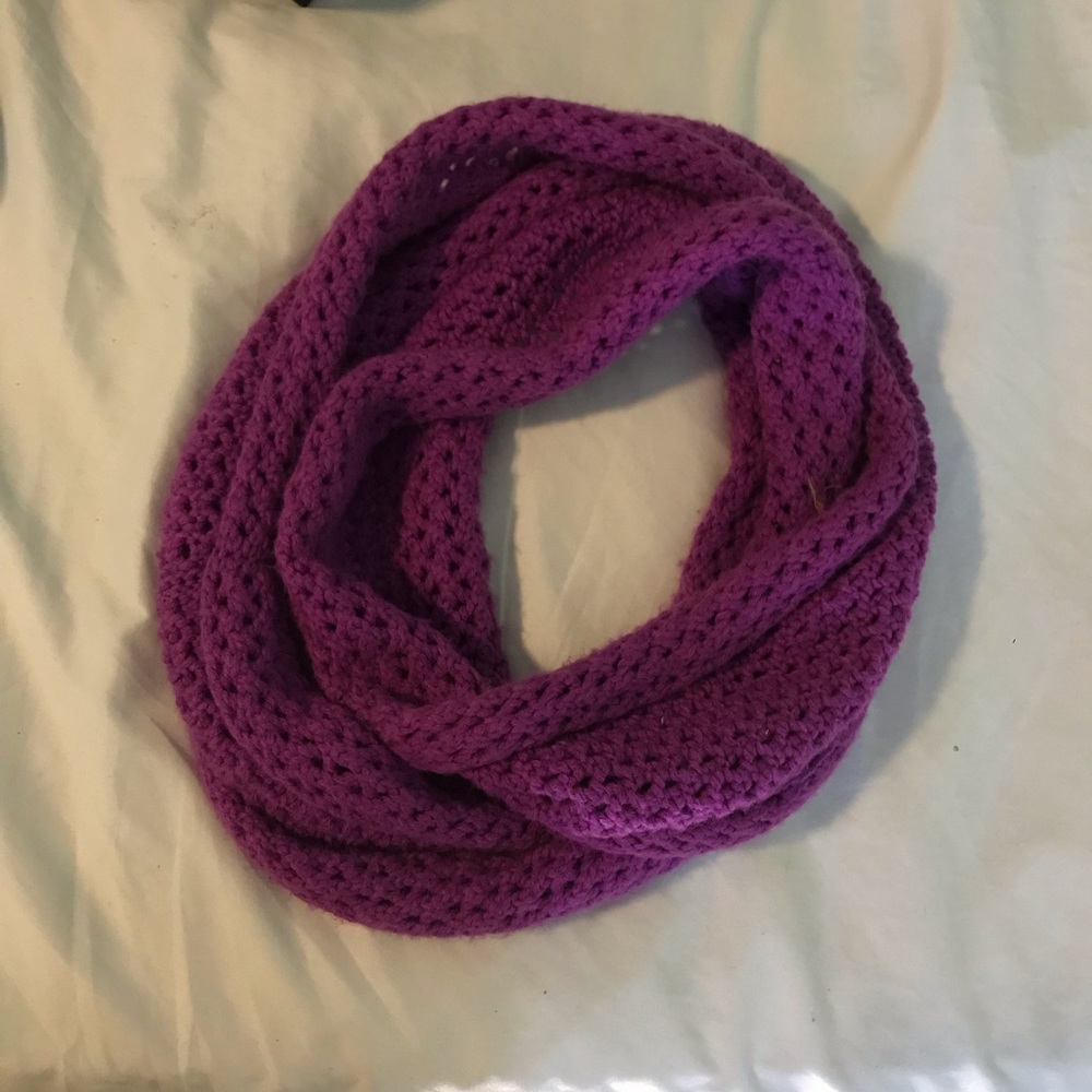 Purple Infinity Scarf